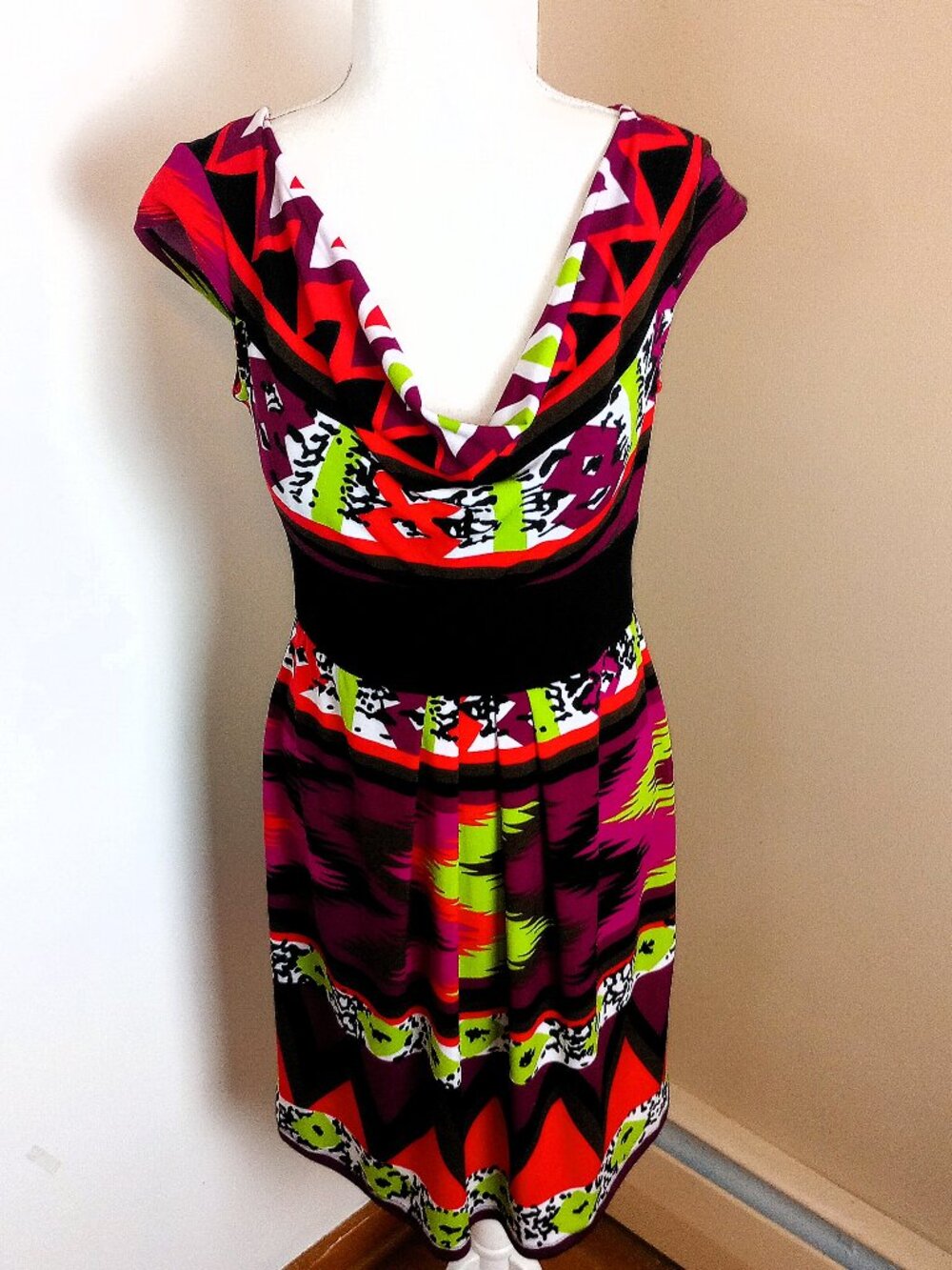 Colorful, Summer Dress / Size 8 by Clairi.e.